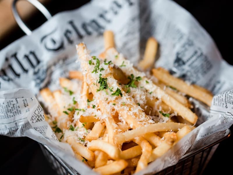 Papas con queso